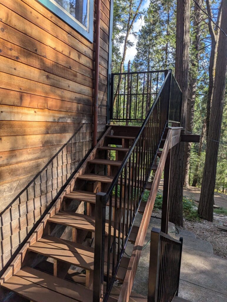 Stairs A after