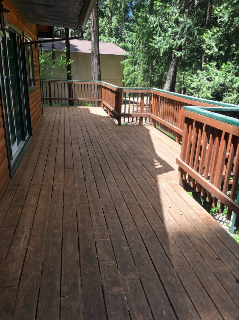 Deck before
